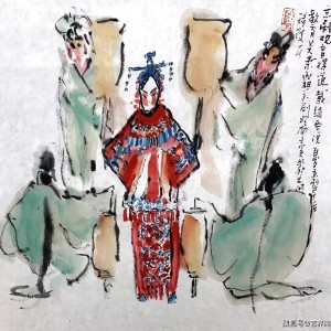 广东自媒体达人偶遇洪秀柱，京剧魅力跨越海峡